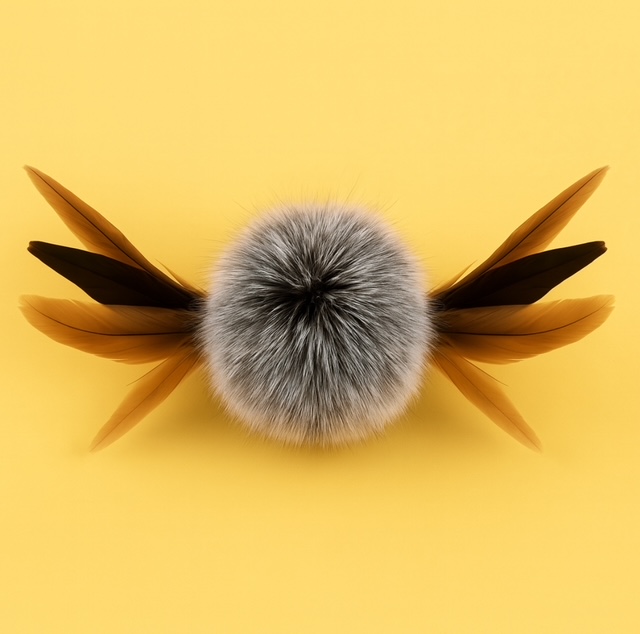 fur & feather ball (2 packs)